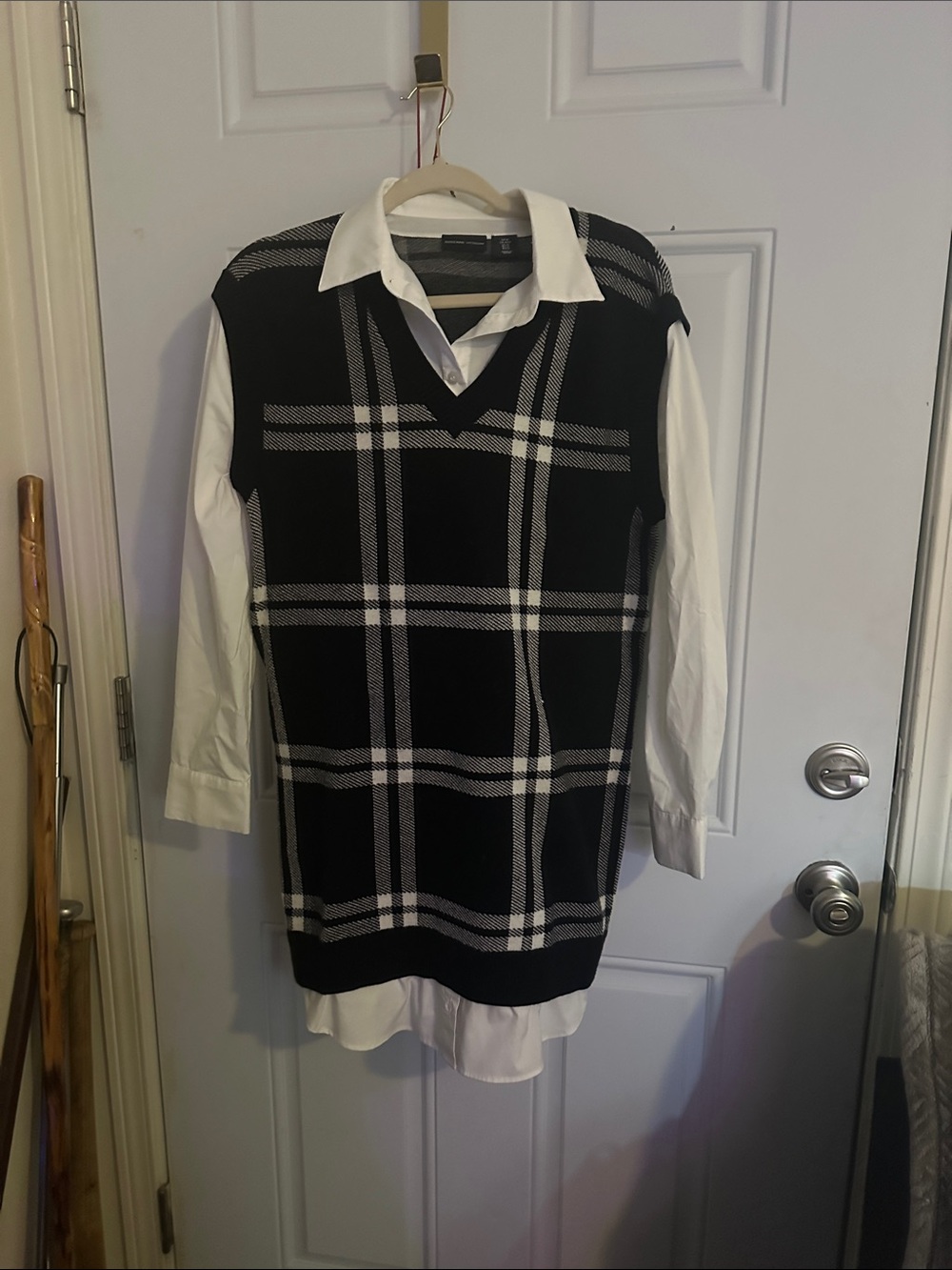 Adrienne Vittadini  sweater shirt dress
